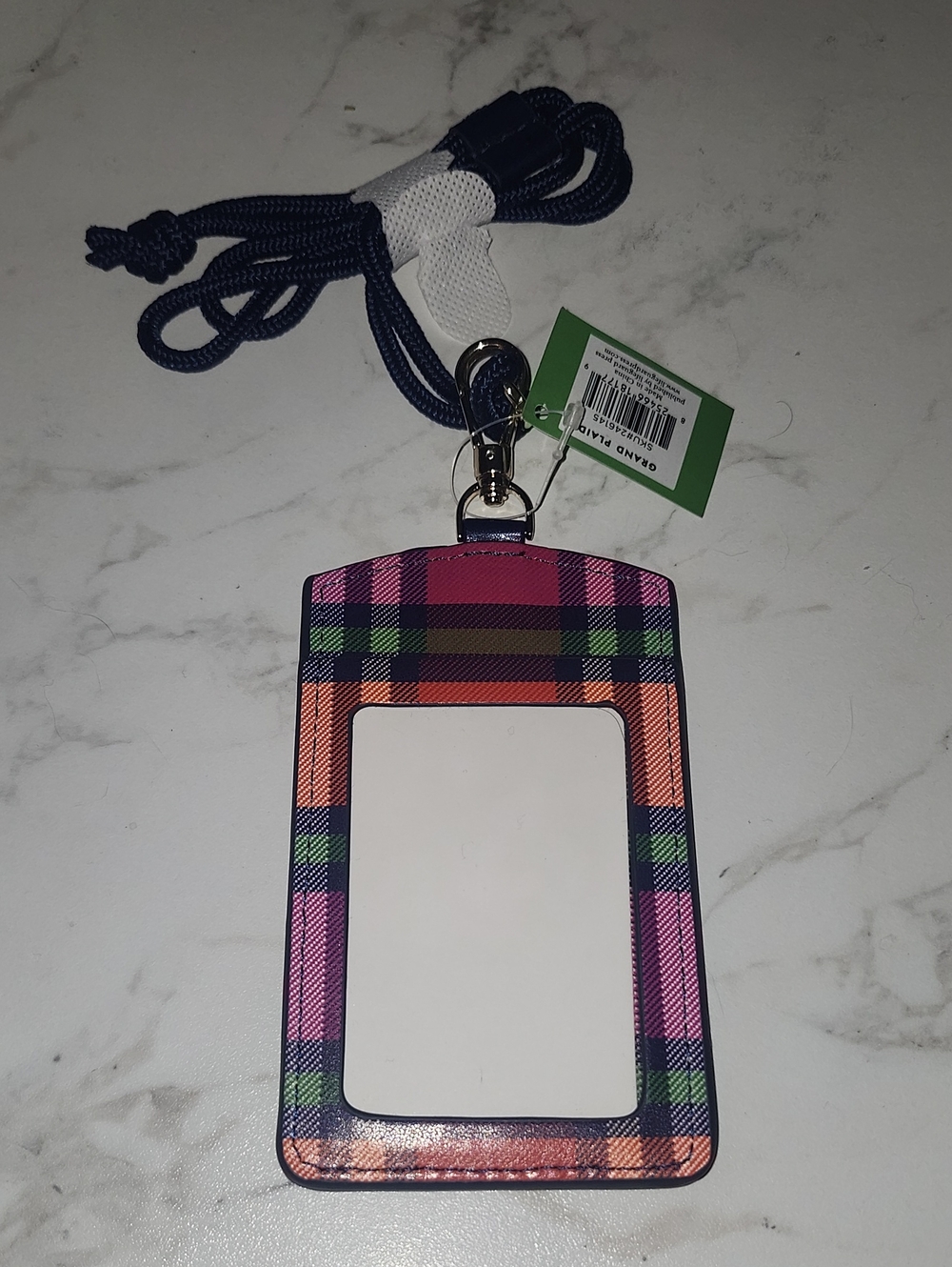 Kate Spade Grand Plaid ID Holder - Picture 6 of 6